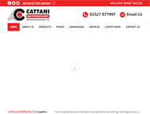 Tablet Screenshot of cattaniesam.co.uk